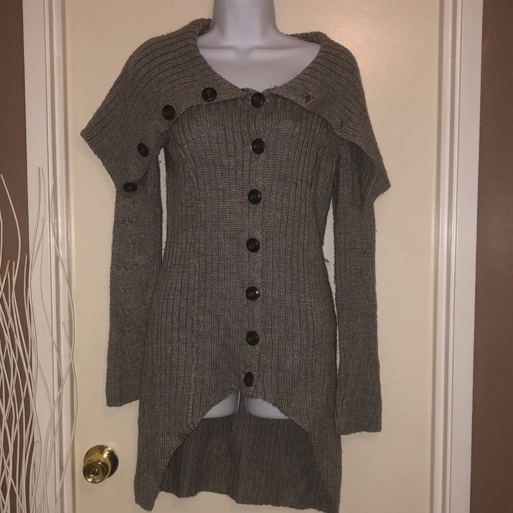 Kenar Gray Knit Sweater